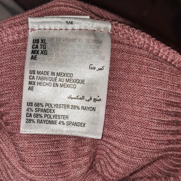 NWOT INC International Concepts Ribbed Sweetheart Sweater Midi Dress, Size XL - Picture 7 of 7